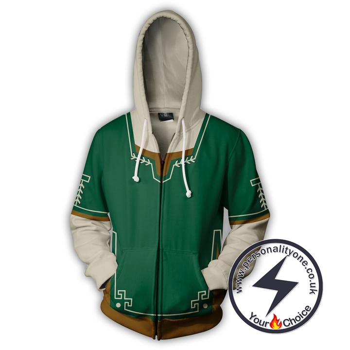 The Legend of Zelda Hoodie - Link Green Jacket